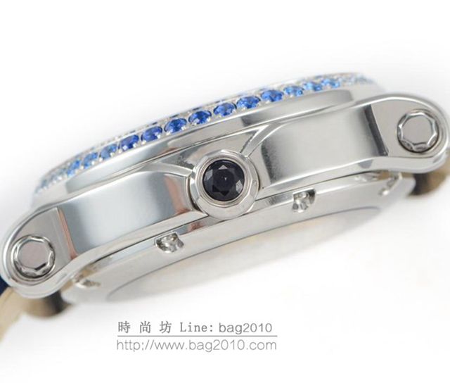 Chopard手錶 蕭邦快樂鑽系列 橢圓型機械6T28新款 蕭邦時尚女表 蕭邦機械女士腕表  hds1844